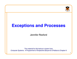 Exceptions and Processes