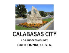 Calabasas City Los Angeles County California, U