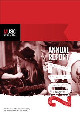 Music Victoria Annual Report 2017