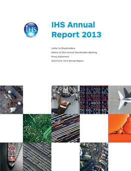 IHS Annual Report 2013