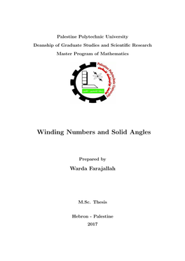 Winding Numbers and Solid Angles