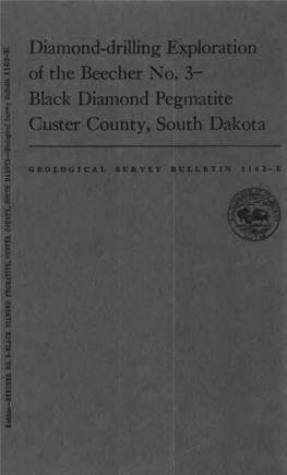 Black Diamond Pegmatite Custer County, South Dakota