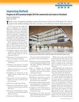 Progress in 2013 Promises Bright 2014 for Commercial Real Estate in Cleveland by John W