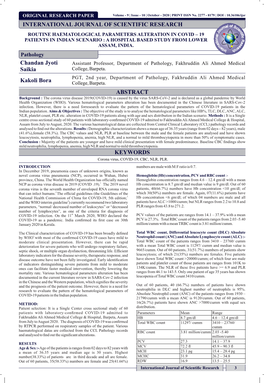 Chandan Jyoti Saikia Kakoli Bora INTERNATIONAL JOURNAL OF