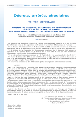 JOURNAL OFFICIEL DE LA RÉPUBLIQUE FRANÇAISE Texte 12 Sur 82