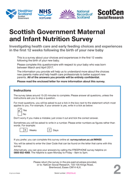 8-12 Weeks Questionnaire