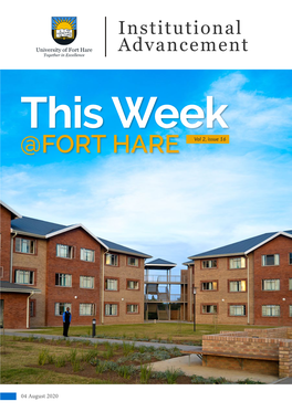 This Week @Fort Hare Vol 2 Issue 16