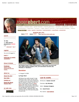 Bandslam __ Rogerebert.Com __ Reviews