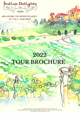 2022 Tour Brochure
