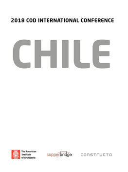 2018 Cod International Conference Chile Table of Contents
