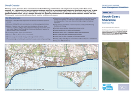 SC1: South Coast Shoreline