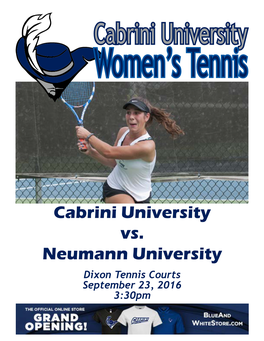 Cabrini University Women’S Tennis