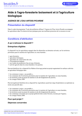 Fiche Dispositif