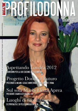 Aspettando Londra 2012 Progetto Donne E Futuro Sul Sofà Maria