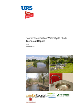 South Essex Outline Water Cycle Study Technical Report