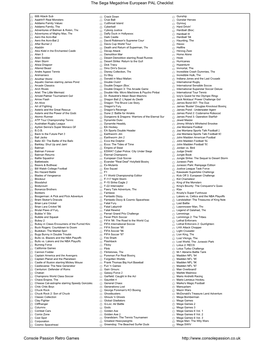 Sega Megadrive European PAL Checklist