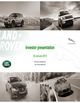 Investor Presentation