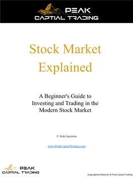 Stock Market Explained