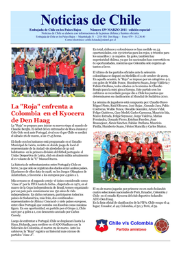 Noticias De Chile 139 Marzo 2011