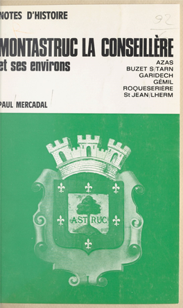 Montastruc-La-Conseillère Et Ses Environs. Azas, Buzet-Sur-Tarn