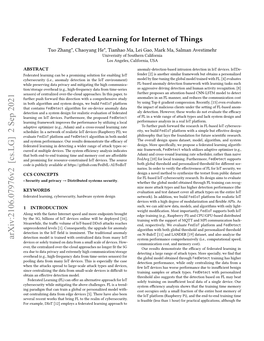 A Federated Learning Framework for On-Device Anomaly Data Detection