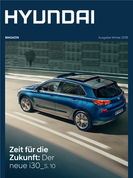 Hyundai Magazin, Ausgabe Winter 2016