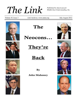 The Neocons… They're Back