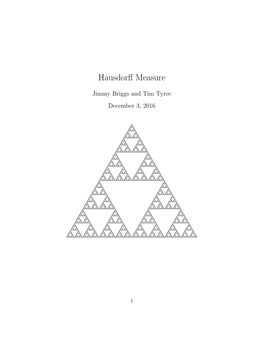 Hausdorff Measure