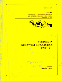 Languages in Indonesia Volume 49, 2001