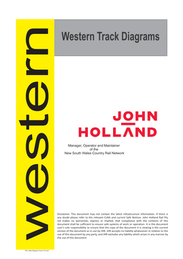 Western Track Diagrams Version: 3.3 Western Division - Track Diagrams