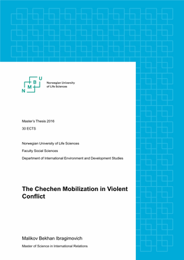 The Chechen Mobilization in Violent Conflict