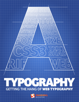 Web Typography │ 2 Table of Content