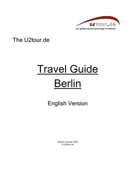Travel Guide Berlin