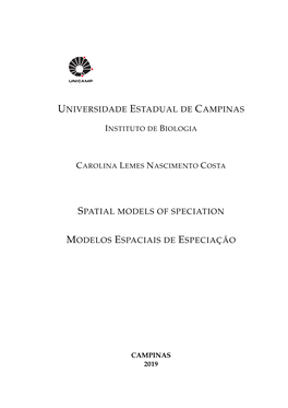 Spatial Models of Speciation 1.0Cm Modelos Espaciais De Especiação