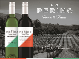 A.G. Perino Vermouth Classico