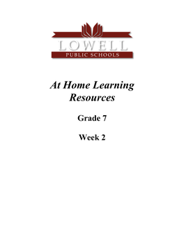 Week 2 Packet