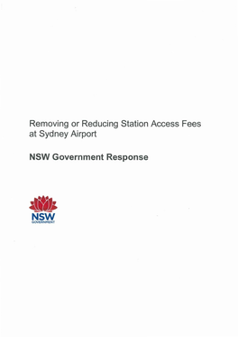 NSW Government Response Removing Or Reducing Stati