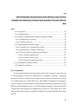 Lithostratigraphic Characterization of Abrantes Region (Central Portugal