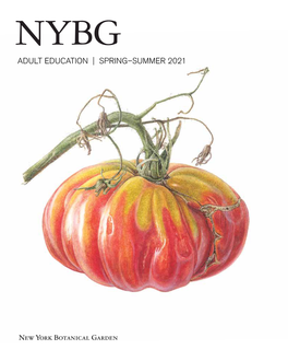 NYBG Adult Education Spring-Summer Catalog