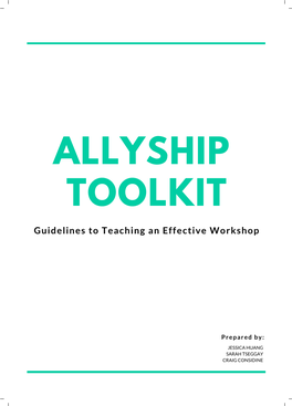 Rice Allyship Movement's Racial Allyship Toolkit