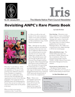 Revisiting ANPC's Rare Plants Book
