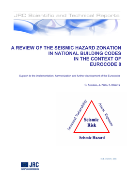 A Review of the Seismic Hazard Zonation in National Building Codes in the Context of Eurocode 8