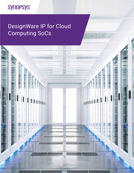 Designware IP for Cloud Computing Socs