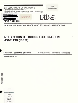 Integration Definition for Function Modeling (IDEF0)