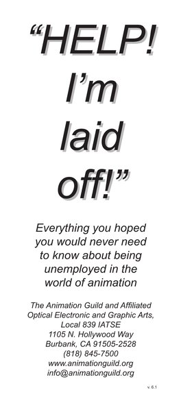 “HELP! I'm Laid Off!”