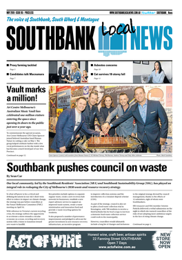 Southbank Pushes Council on Waste by Sean Car
