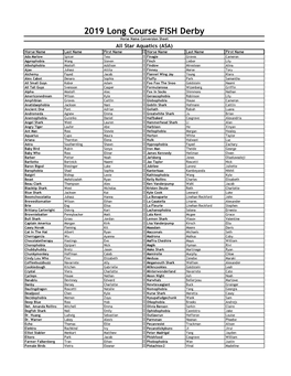 2019 Horse Name Cheat Sheet FINAL