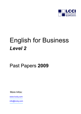 English for Business Level 2