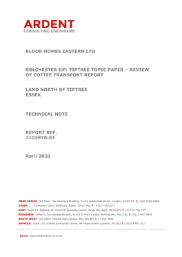 Bloor Homes Eastern Ltd