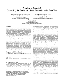 Dissecting the Evolution of the New OSN in Its First Year